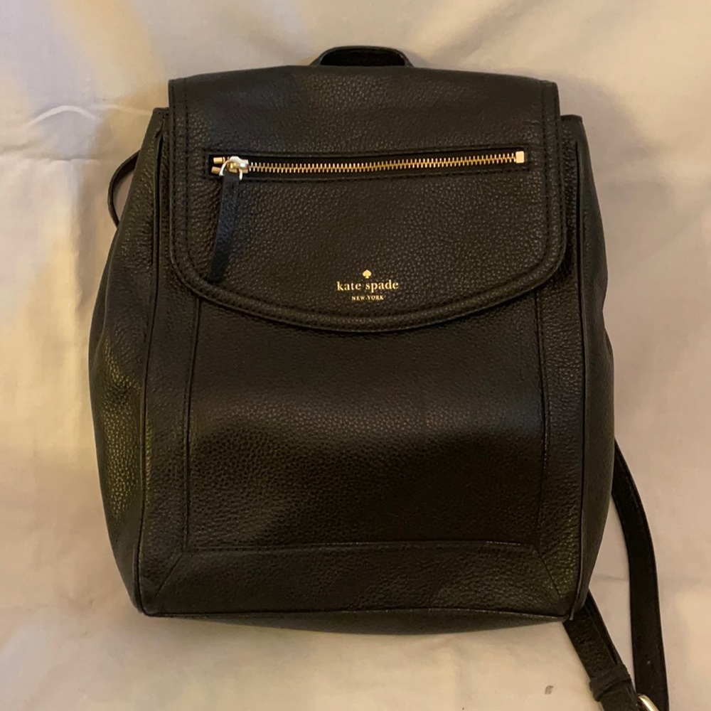 Kate Spade leather backpack purse!